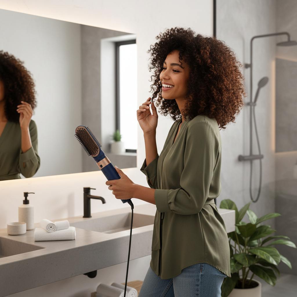 Sèche-cheveux ionique à séchage rapide, 5 en 1, coiffeur, injuste, haute vitesse, peigne chaud, ensemble de brosses, spaghtenisseur professionnel